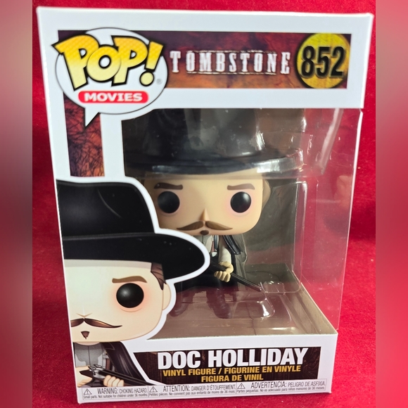 Doc Holliday Funko # 852 (Nib) With Pop Protector - Picture 2 of 7